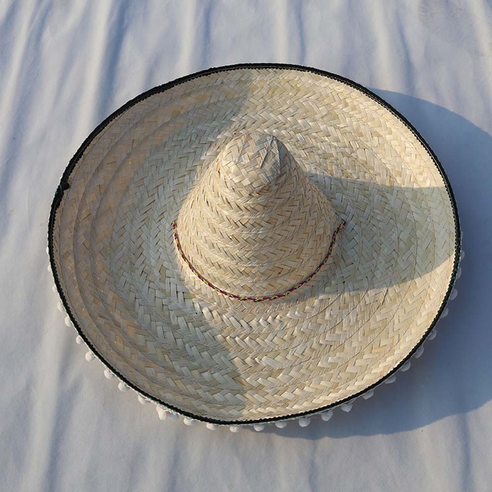 Bucket Hat Straw - Chapéu Mexicano de Aba Larga em