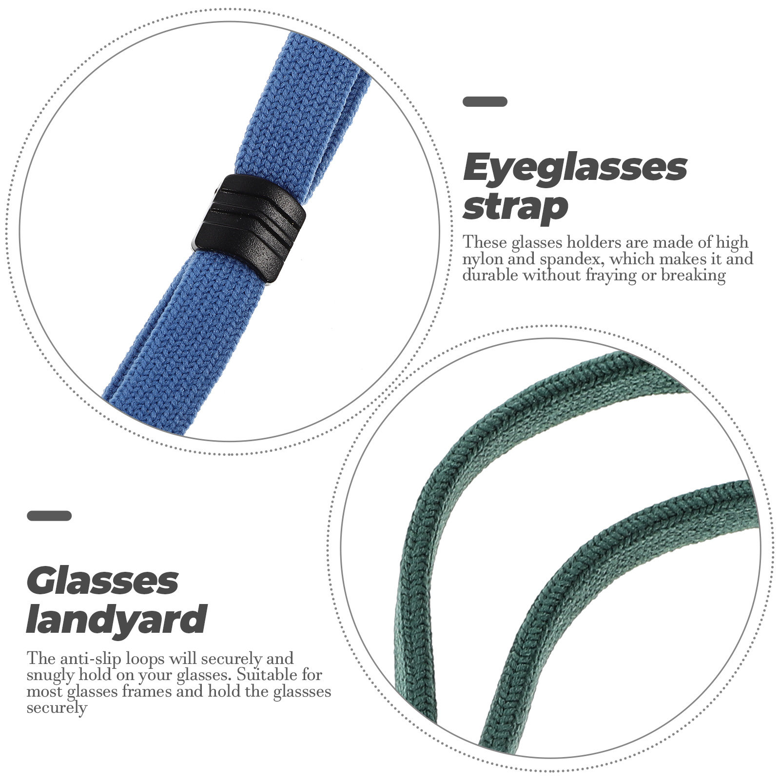 5 unidades de alça ajustável p - Sunglass Retainer Cord avaliação e preço